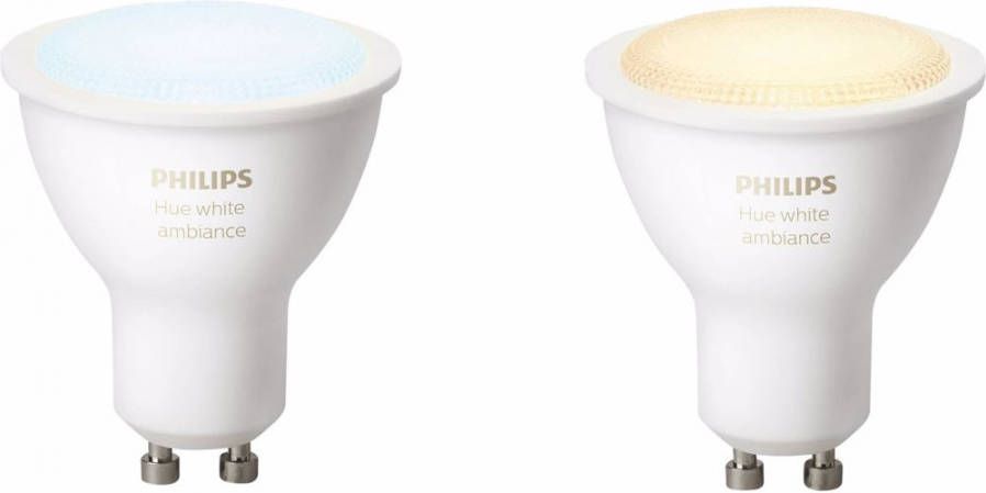 Philips Hue Led Spot Gu10 White Ambiance Bluetooth Duo Pack