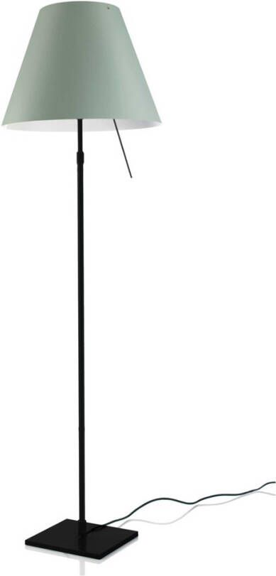 Luceplan Costanza vloerlamp telescopisch met dimmer zwart