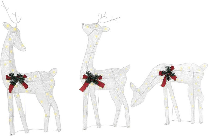 Beliani Angeli Led decoratie wit ijzer