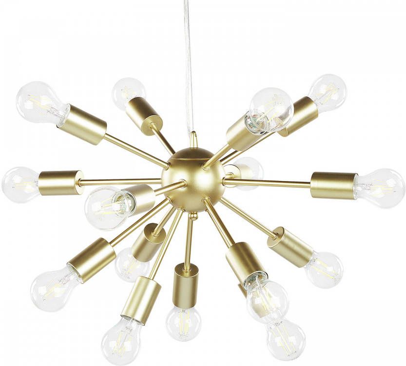 Beliani Balagas Hanglamp goud ijzer