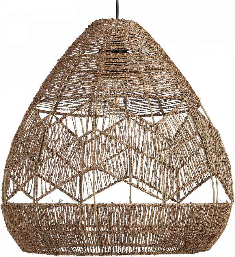 Beliani Cascade Hanglamp natuurlijk papier Touw