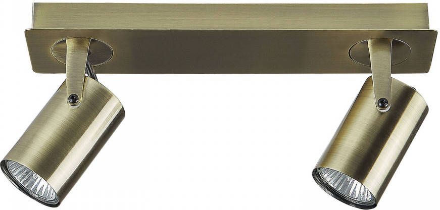 Beliani Klip Plafondlamp messing metaal