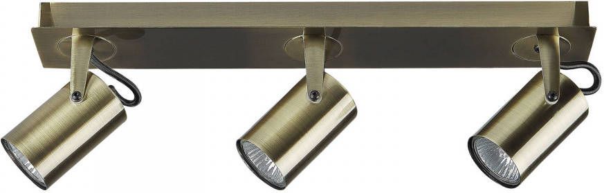 Beliani Klip Plafondlamp messing metaal