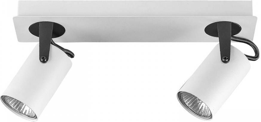 Beliani Klip Plafondlamp wit metaal