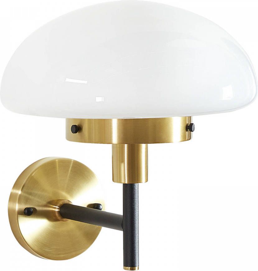 Beliani Minija Muurlamp zwart ijzer