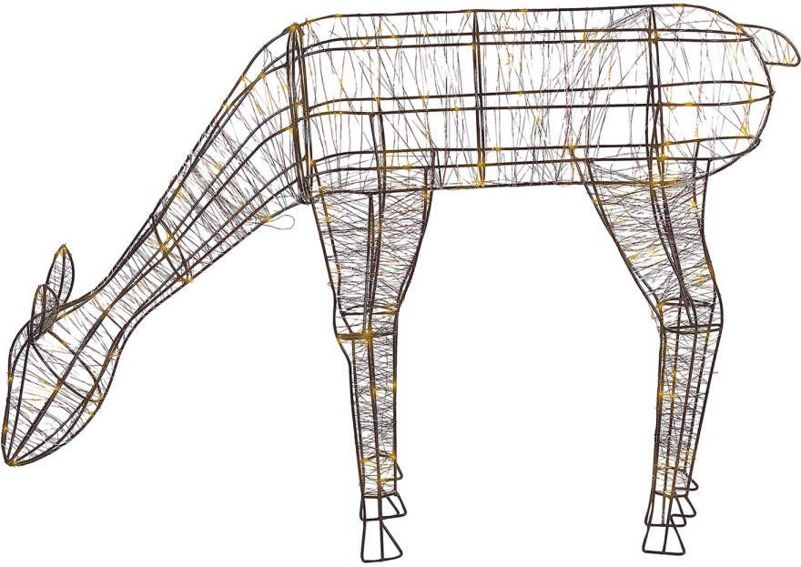 Beliani Naruska Led decoratie zwart ijzer