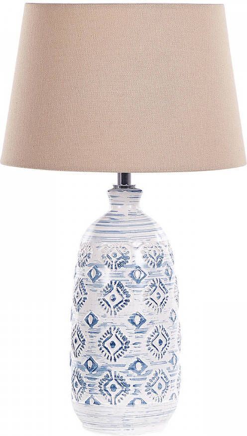 Beliani Palakaria Tafellamp multicolor keramiek
