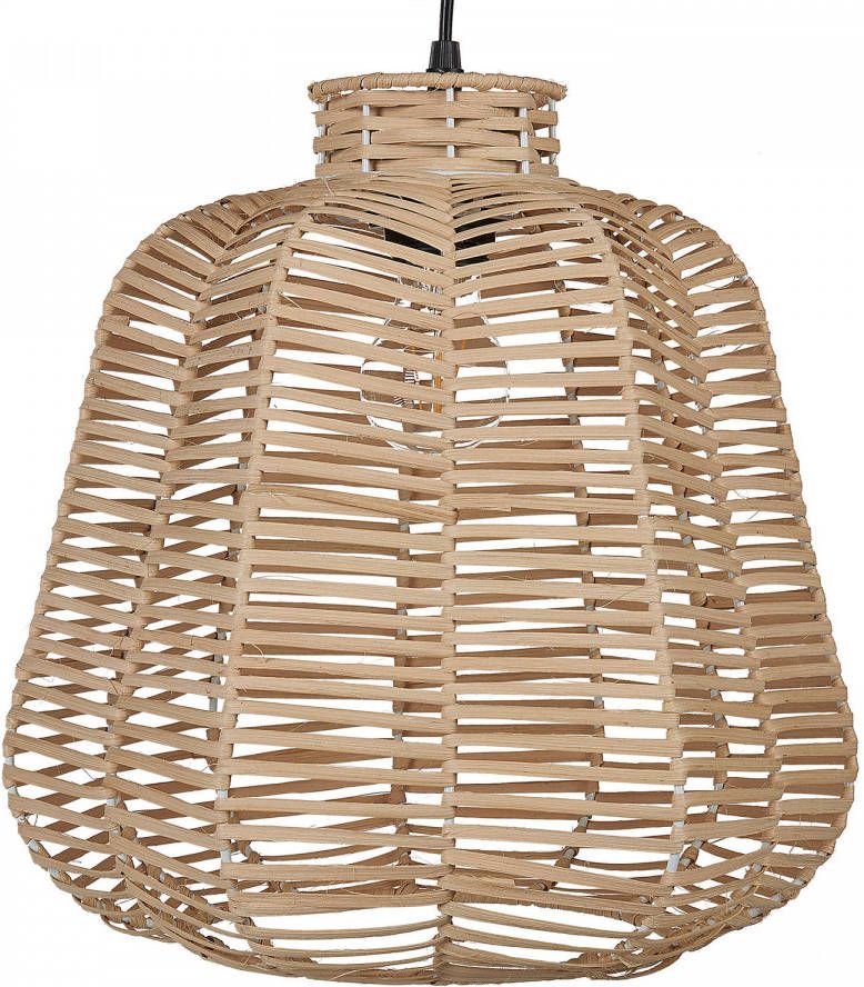 Beliani Ramena Hanglamp natuurlijk rotan