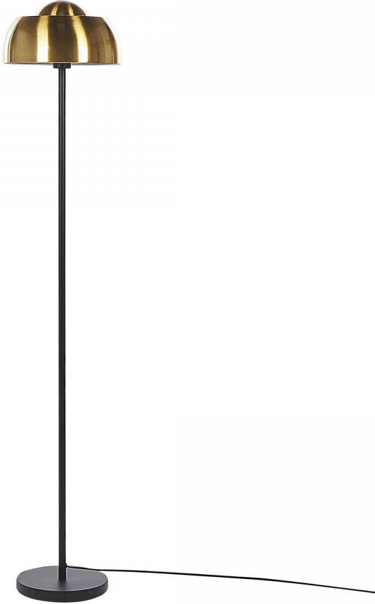 Beliani Senette Staande Lamp zwart staal