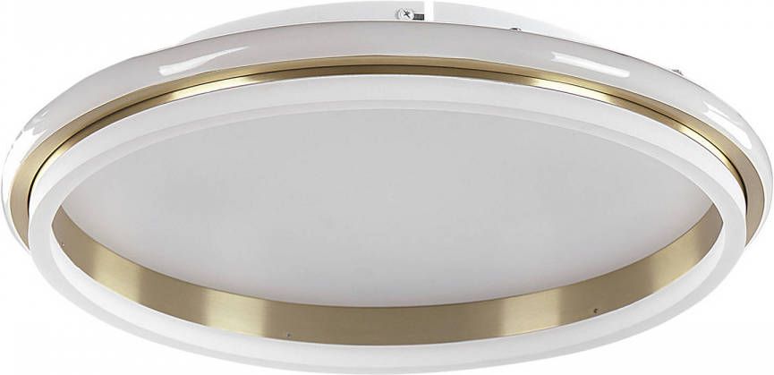 Beliani Taping Plafondlamp wit staal