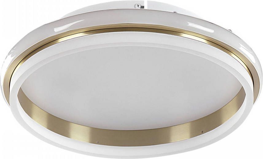 Beliani Taping Plafondlamp wit staal