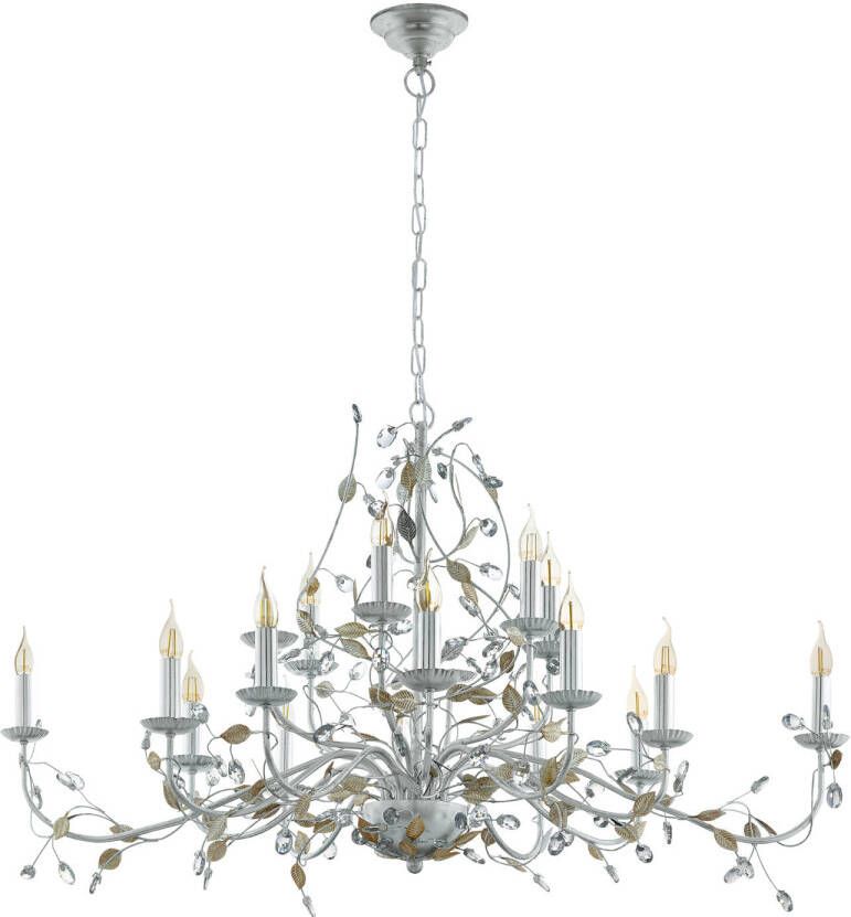 EGLO Flitwick 1 Hanglamp E14 120 cm Zilver