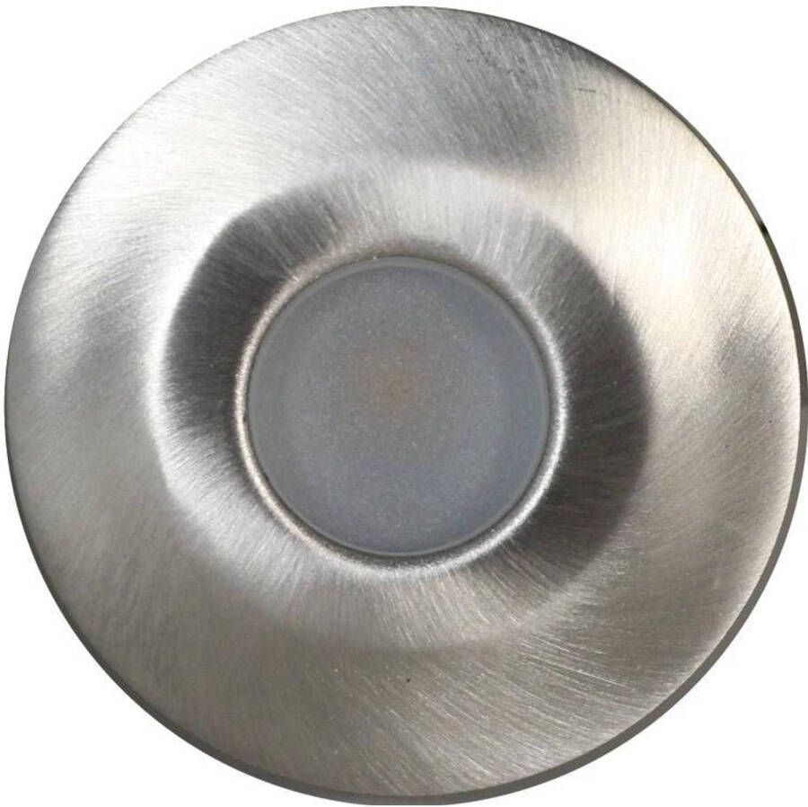 Luxform Inbouwspots 12v Alpha set van 2 x 3, 2cm metaalgrijs 51275