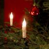 KONSTSMIDE Kerstboomkaarsen Weihnachtsdeko, Christbaumschmuck Boomsnoer voor binnen, 20 warm witte lampen, frozen wax look, groene kabel online kopen