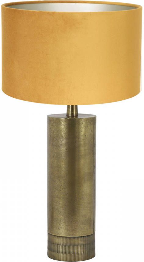 Light & Living Savi Tafellamp Okergeel