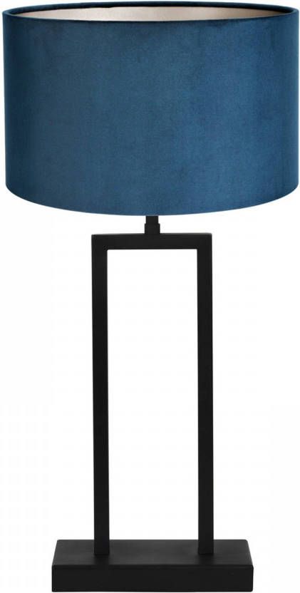 Light & Living Shiva Tafellamp Zwart/Blauw