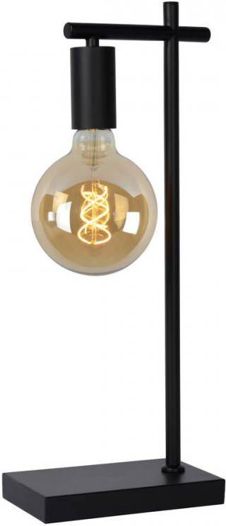 Lucide tafellamp Leanne zwart 21x12x52 cm Leen Bakker