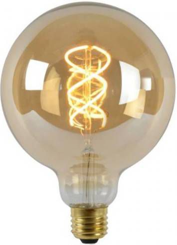 Lucide LED Bulb Filament lamp E27 amber Ø12, 5 cm Leen Bakker