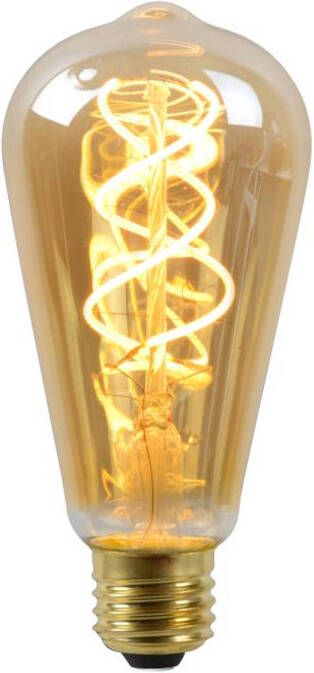 Lucide LED Bulb Filament lamp E27 amber Ø6, 4 cm Leen Bakker