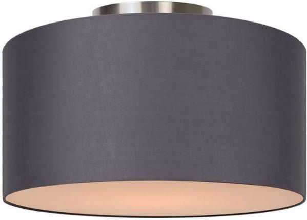 Lucide plafondlicht Coral Ø35 cm grijs Leen Bakker
