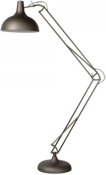 Lucide Verstelbare Vloerlamp Watsie Hoogte 168 Cm Iron Grey