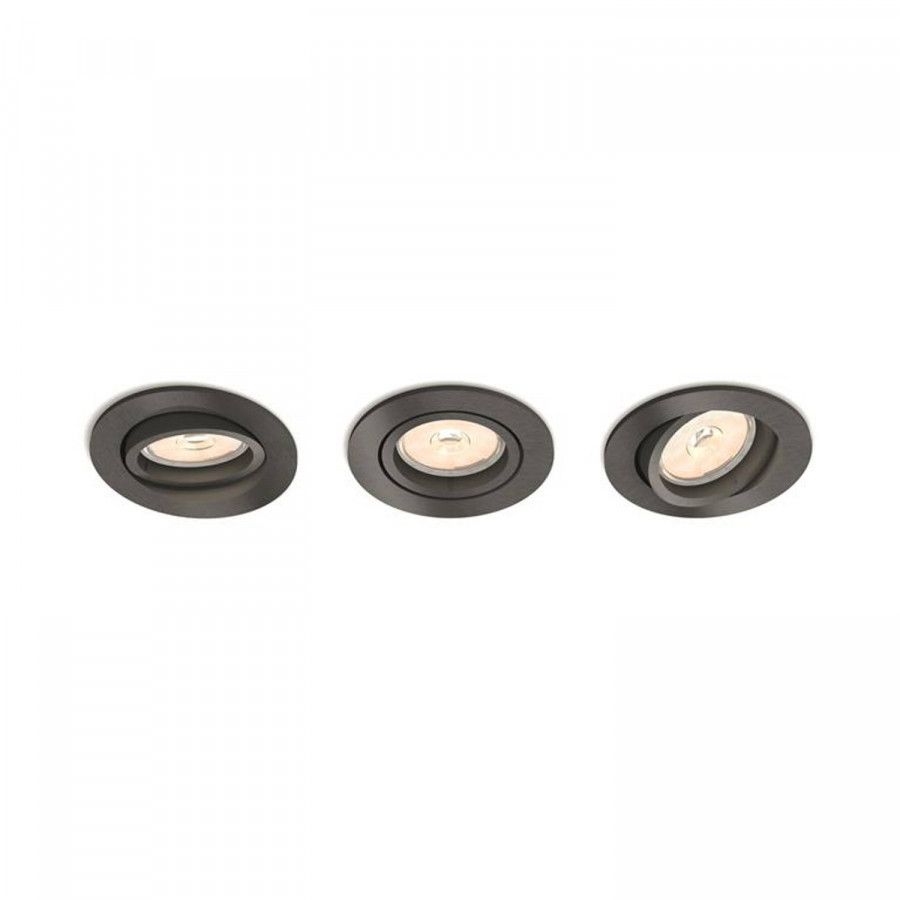 Philips Set richtbare inbouwspots Donegal (3x) 5039399PN