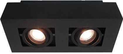 Lamponline Artdelight Spot Bosco 2 Lichts L 25 Cm B 14 Cm Zwart