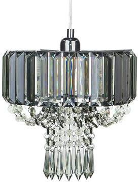 Beliani Adorn Kroonluchter grijs ijzer