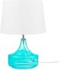 Beliani Erzen Tafellamp wit glas online kopen