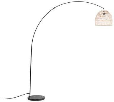 Beliani Guaviare Staande Lamp natuurlijk rotan