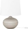 Beliani Pirita Tafellamp wit keramiek online kopen