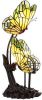 Clayre & Eef Gele Tafellamp Tiffany 24*17*47 Cm E14/max 2*25w 5ll 6230 online kopen