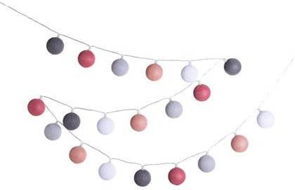 Cotton Ball Lights buitenverlichting Roza Viejo starter set