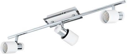 EGLO  Davida   Plafondspots   3 Lichts   Chroom,  Wit