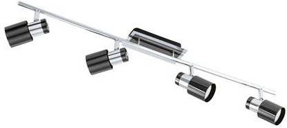 EGLO  Davida 1 Spot   4 Lichts   Nikkel Nero