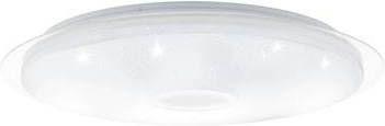 EGLO Lanciano Plafondlamp LED Ø 66 cm Wit/Zilver Dimbaar