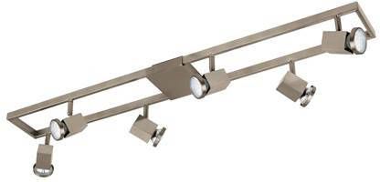 EGLO  Zeraco   Spot   6 Lichts   Nikkel Mat