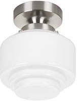 Highlight Plafondlamp Cambridge Wit Opaal Glans 15cm