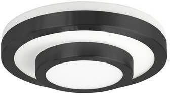 Highlight Plafondlamp Master Mat Zwart 26cm IP44
