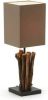 Kave Home Tafellamp 'Antares' Hout, kleur Bruin online kopen