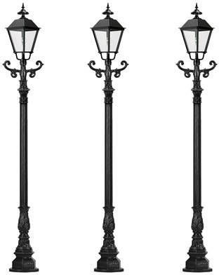 KS Verlichting Aken Lantaarn set 3x