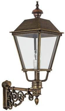 KS Verlichting Nostalgische Wandlamp Brandenburg 90cm bronsbruin 1265