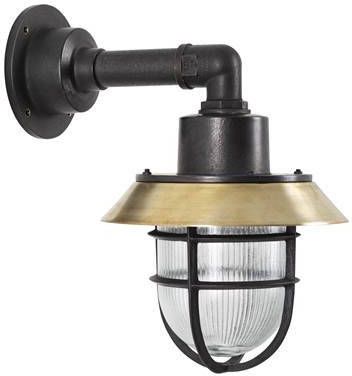 KS Verlichting Dockyard Muurlamp Zwart