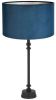 Light & Living Howell Tafellamp Zwart/Blauw online kopen