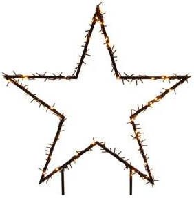 Luca Lighting Ster Tuinsteker Met Verlichting Decoratie 60x1x73 cm Warm Wit 150 led