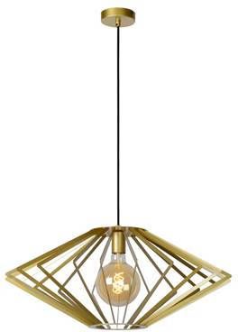 Lucide Diamond Hanglamp Ø 63 Cm 1xe27 Mat Goud/Messing