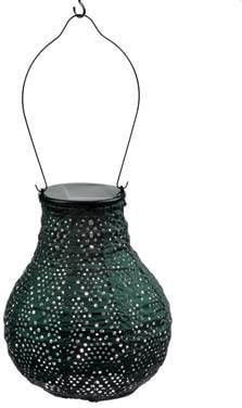 LUMIZ Solar Buitenlampion Ikat Bulb 16 cm Groen