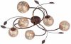 Paul Neuhaus Plafondlamp GRETA Roest 6 Lichts online kopen