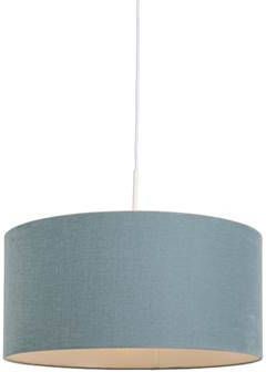 QAZQA Hanglamp combi Blauw Modern D 500mm