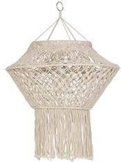 QAZQA Lampenkap string hl Beige Landelijk D 590mm